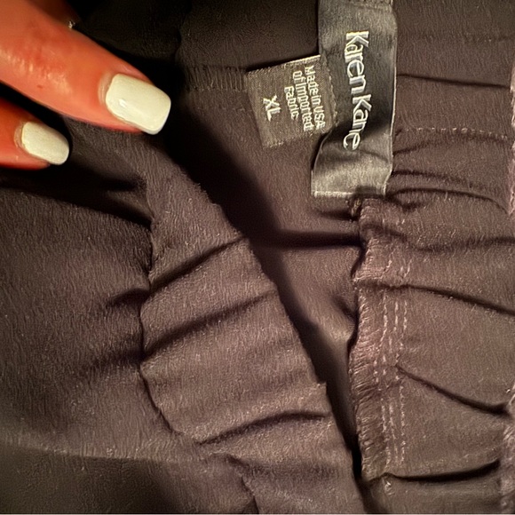 Karen Kane crepe joggers-black- size xl - Picture 4 of 5